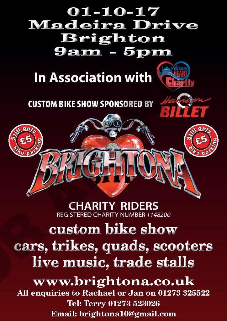 Brightona Charity Riders Custom Bike Show